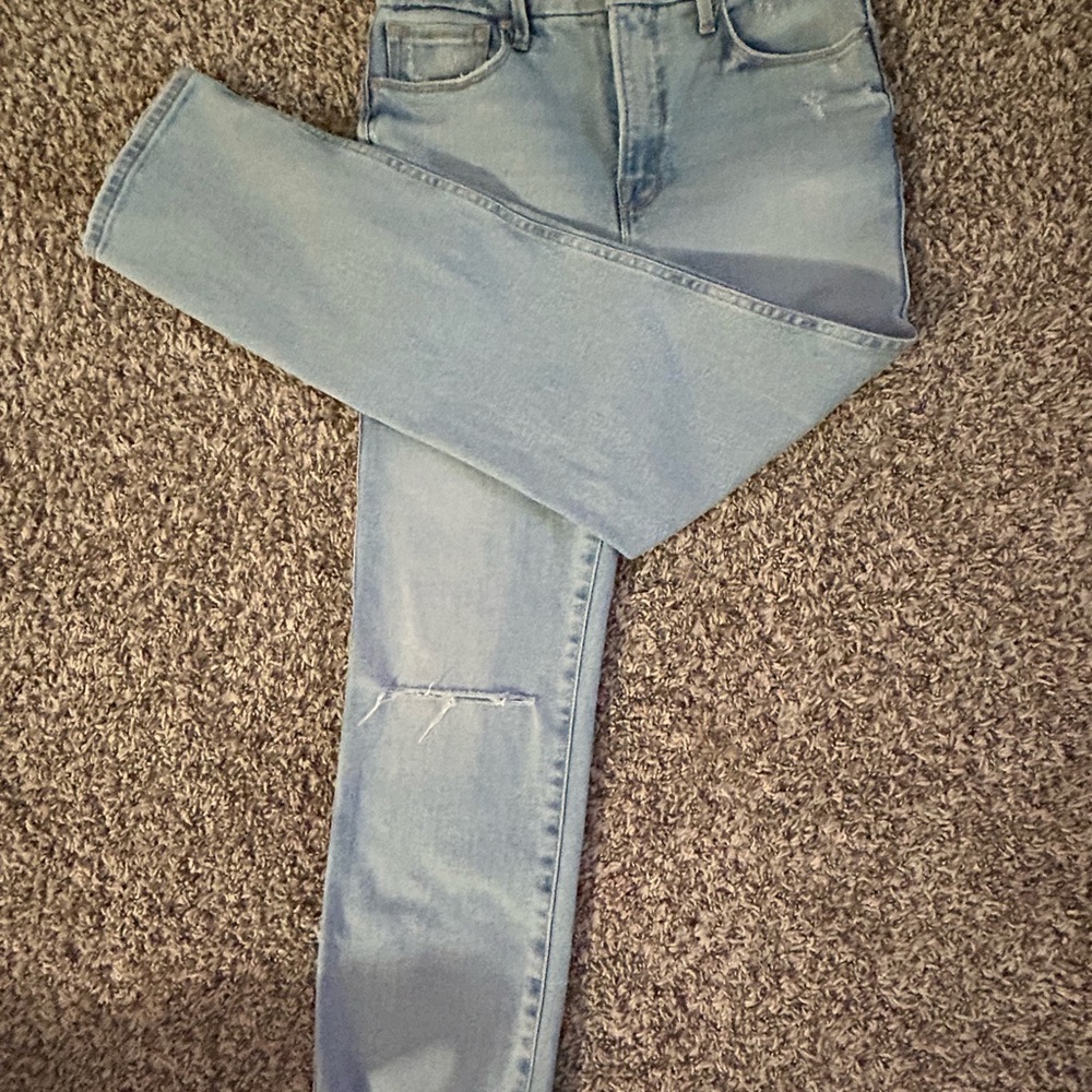Good American Curve Straight High Waisted Jeans